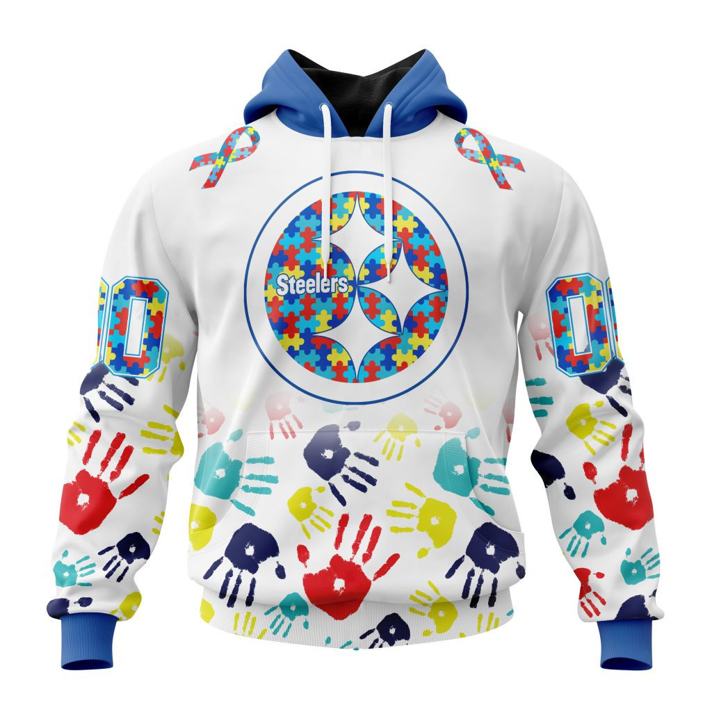 Nfl Pittsburgh Steelers Special Autism Awareness Design St2203 Hoodie Zip Hoodie TR96