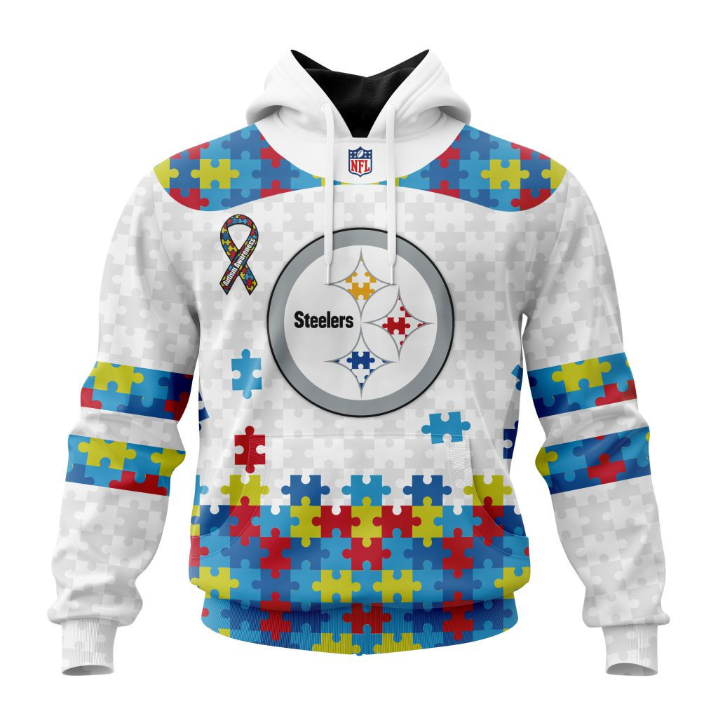 Nfl Pittsburgh Steelers Special Autism Awareness Design St2304 Hoodie Zip Hoodie TR38