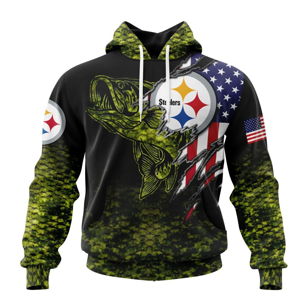 Nfl Pittsburgh Steelers Special Camo Fishing St2202 Hoodie Zip Hoodie TR515