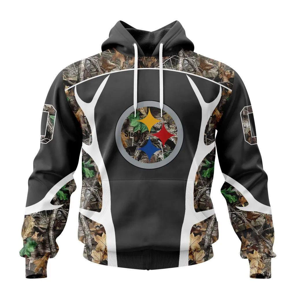 Nfl Pittsburgh Steelers Special Camo Hunting Design V2302 Hoodie Zip Hoodie TR06