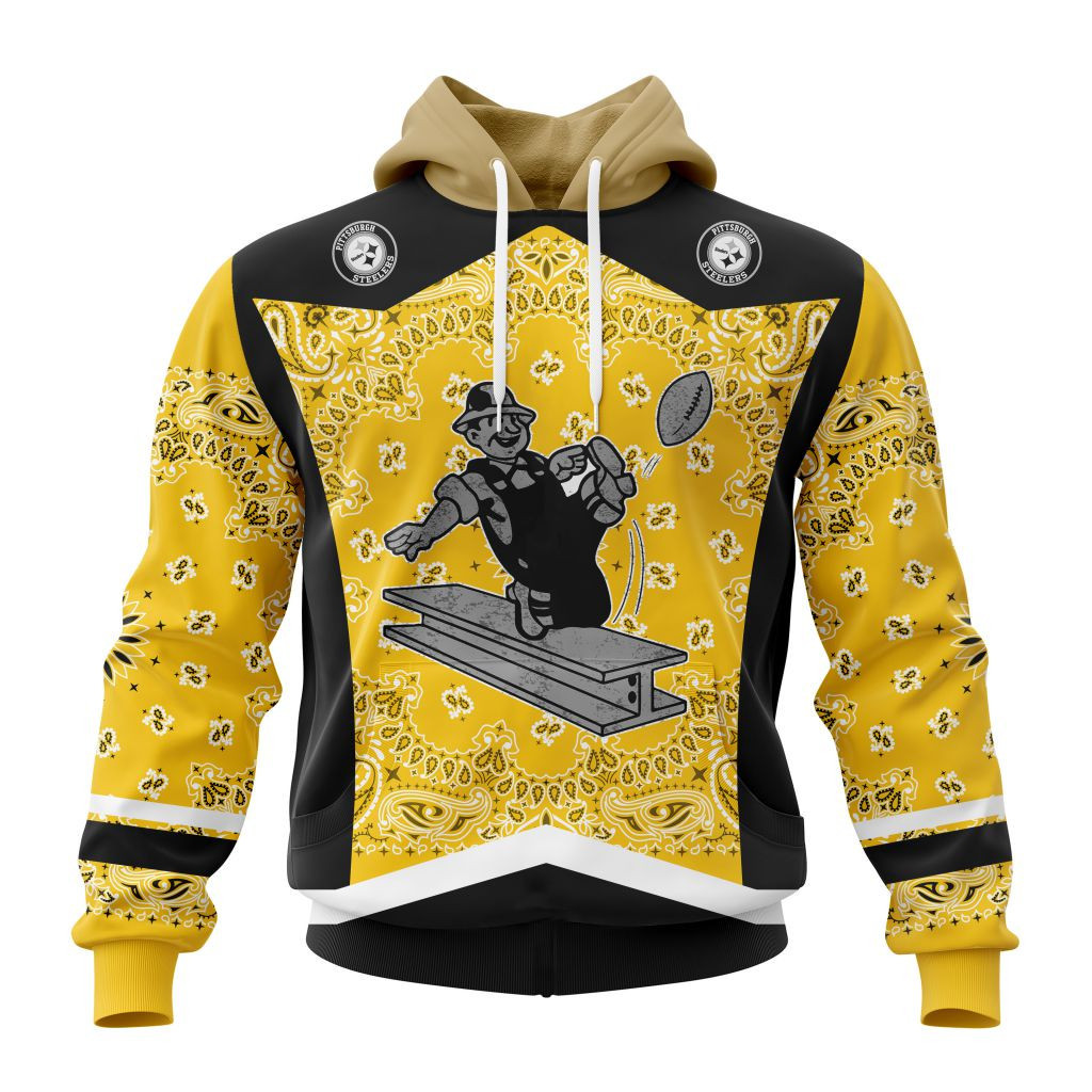 Nfl Pittsburgh Steelers Specialized Unisex Kits In Classic Style Hoodie Zip Hoodie PH148