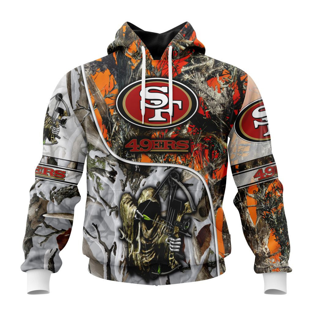 Nfl San Francisco 49Ers Special Fall And Winter Bow Hunting St2203 Hoodie Zip Hoodie TR640