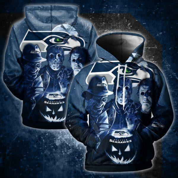 NFL Seattle Seahawks 3D Hoodie, Zip Hoodie, Sweatshirt TR3420