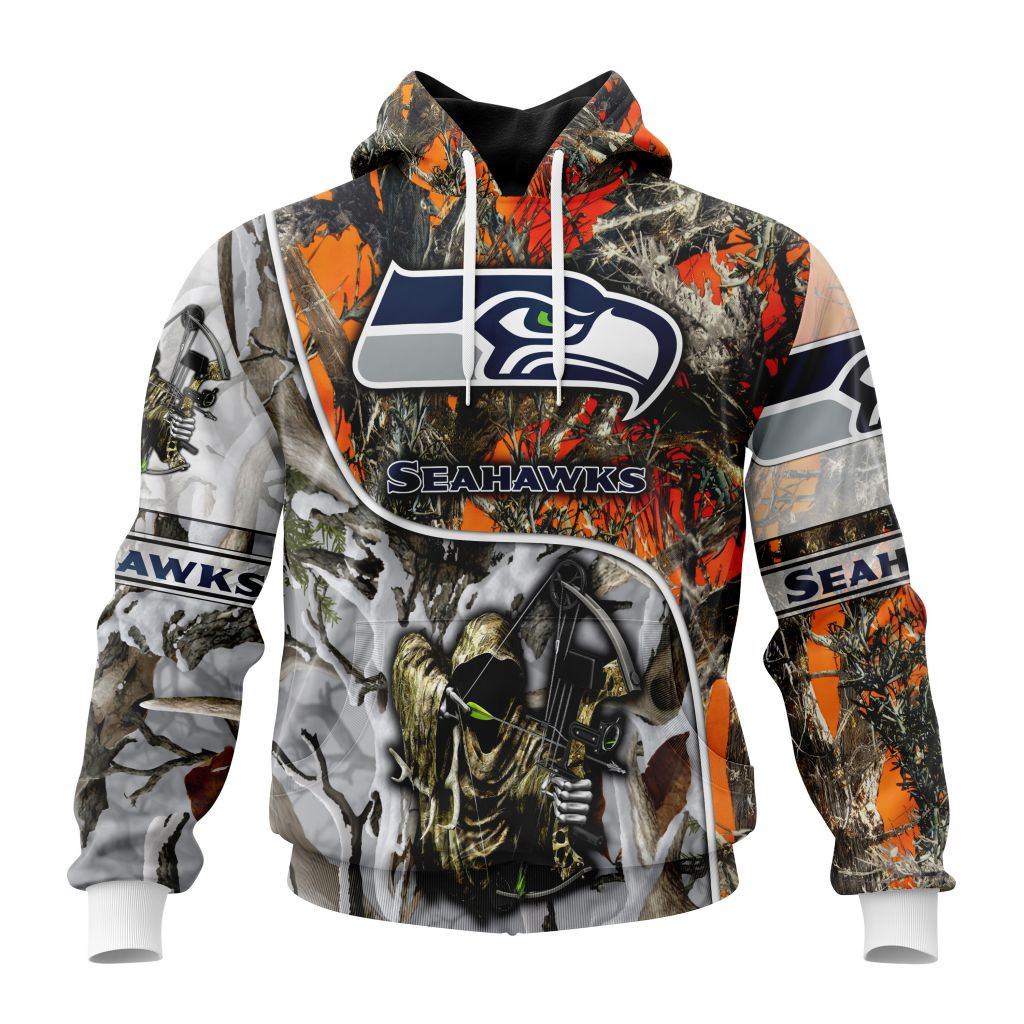Nfl Seattle Seahawks Special Fall And Winter Bow Hunting St2203 Hoodie Zip Hoodie TR622