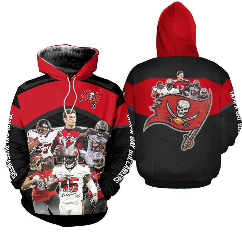 NFL Tampa Bay Buccaneers 3D Hoodie, Zip Hoodie, Sweatshirt TR3724