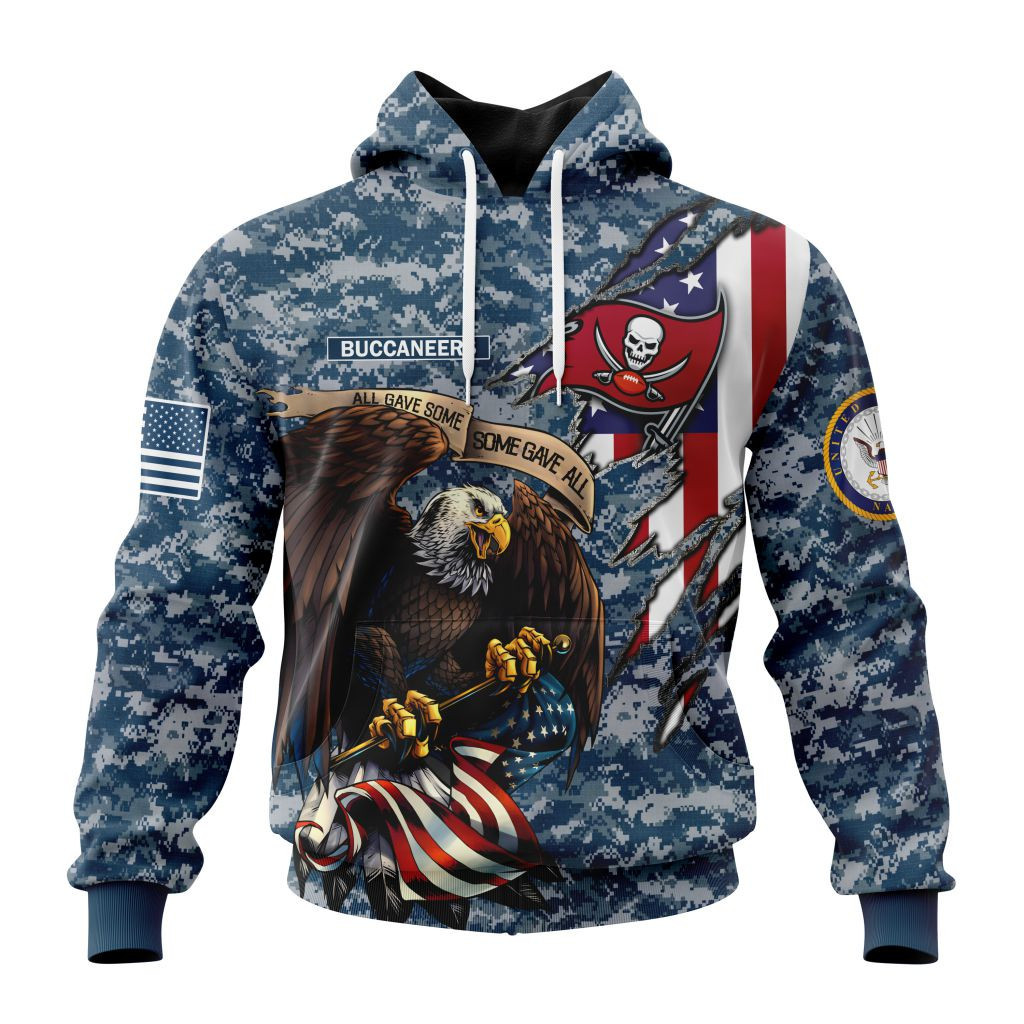Nfl Tampa Bay Buccaneers  Honor Us Navy Veterans St2201 Hoodie Zip Hoodie TR324