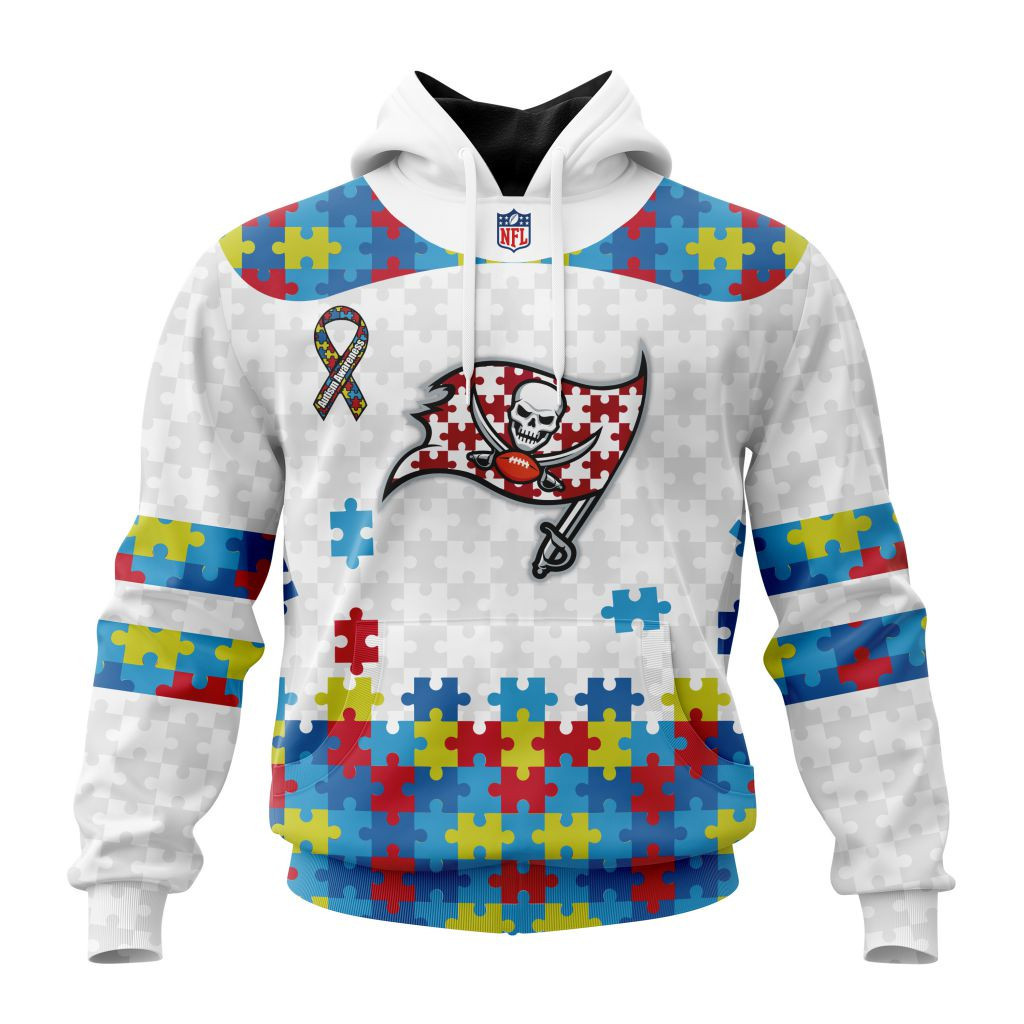 Nfl Tampa Bay Buccaneers Special Autism Awareness Design St2304 Hoodie Zip Hoodie TR35