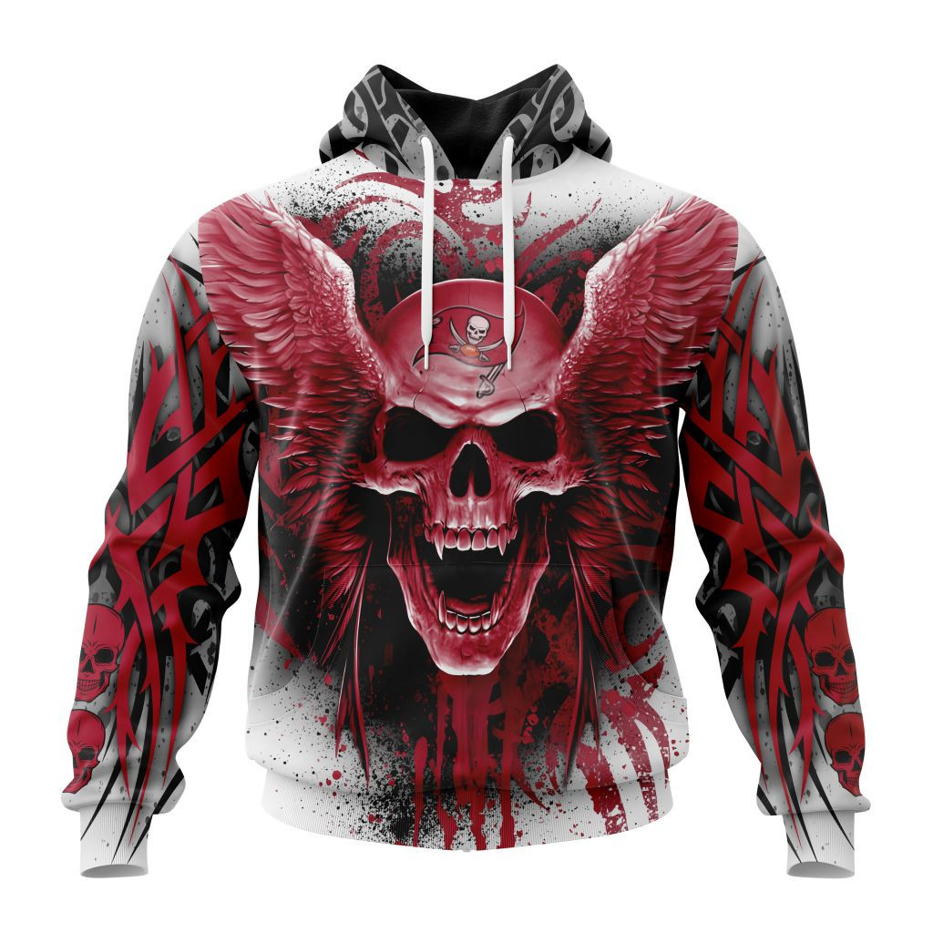 Nfl Tampa Bay Buccaneers Special Kits With Skull Art St2202 Hoodie Zip Hoodie TR420