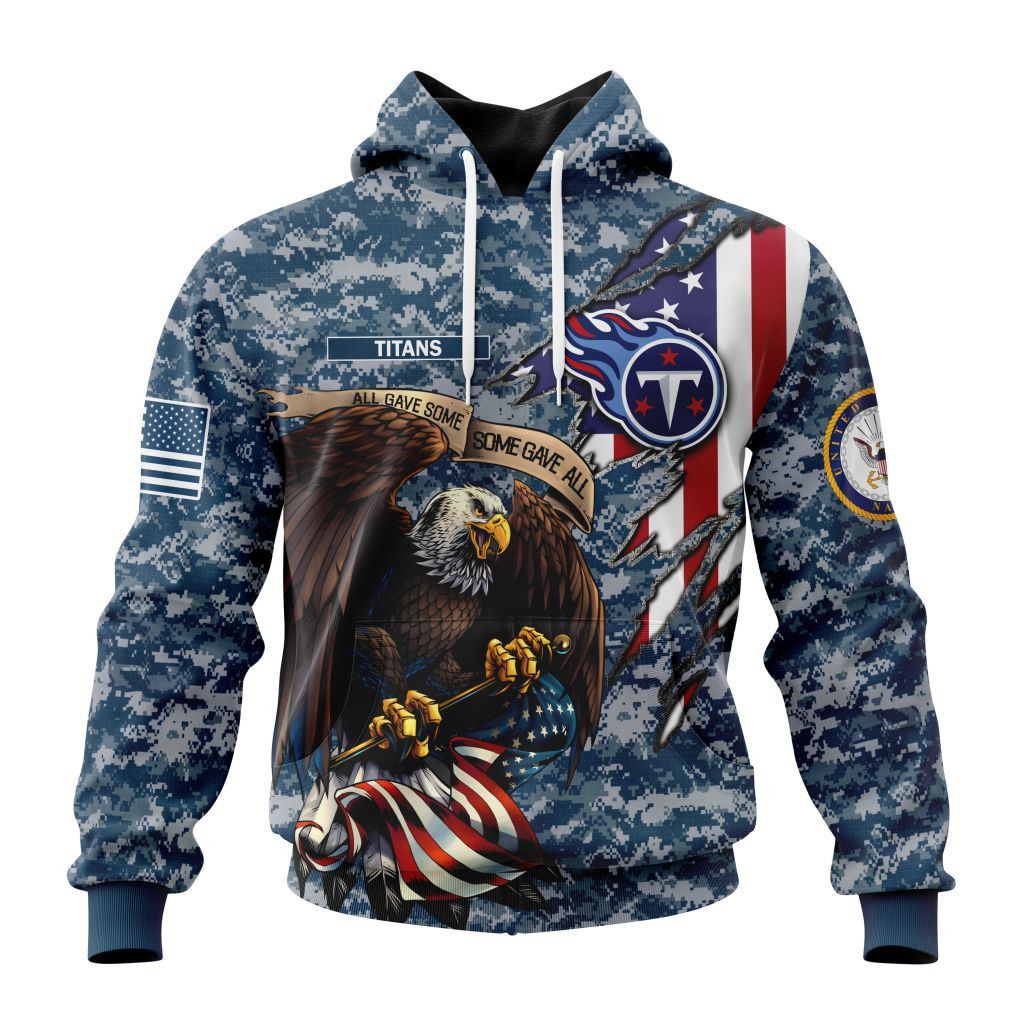 Nfl Tennessee Titans  Honor Us Navy Veterans St2201 Hoodie Zip Hoodie TR323