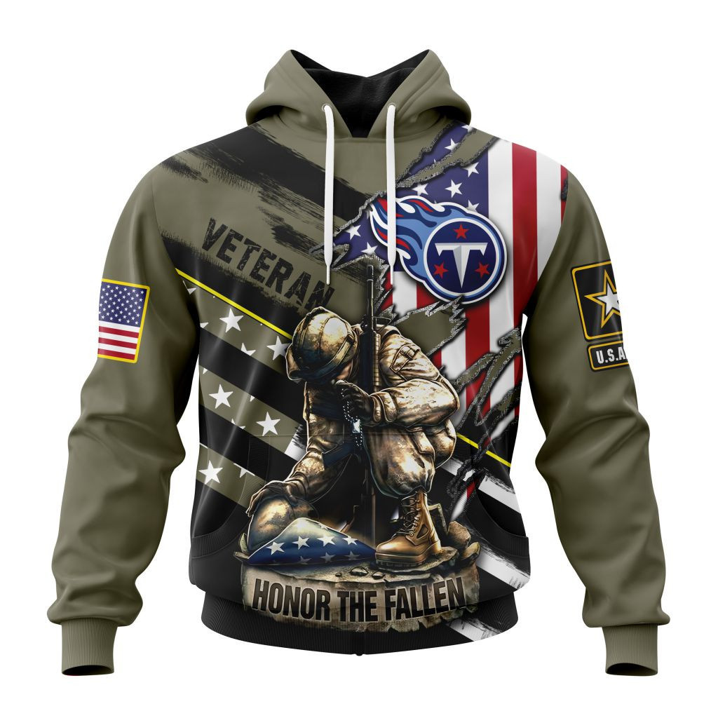 Nfl Tennessee Titans  Honor Veterans And Their Families St2202 Hoodie Zip Hoodie TR355