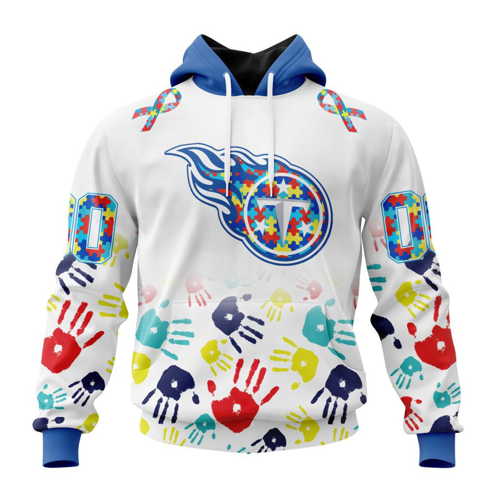 Nfl Tennessee Titans Special Autism Awareness Design St2203 Hoodie Zip Hoodie TR92