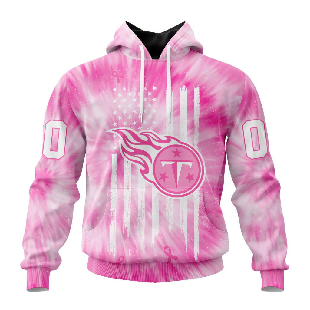 Nfl Tennessee Titans Special Pink Tie Dye St2201 Hoodie Zip Hoodie TR204