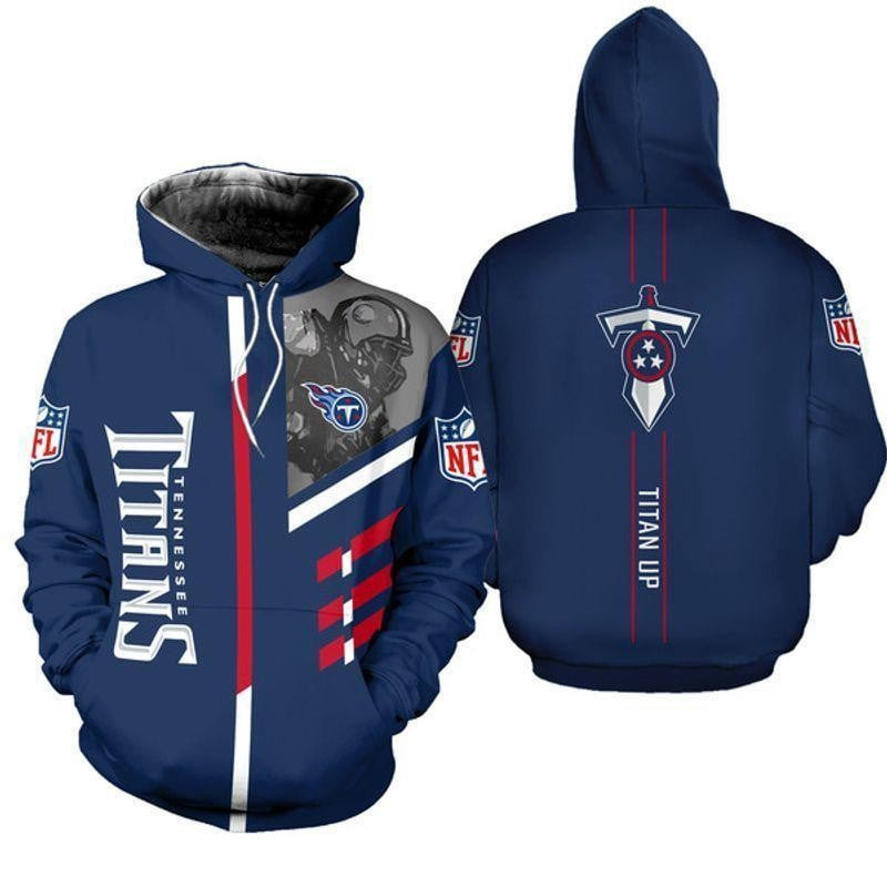 NFL Tennessee Titans Zip Up Will Make A Perfect Fans 3D Hoodie, Zip Hoodie, Sweatshirt TR3410