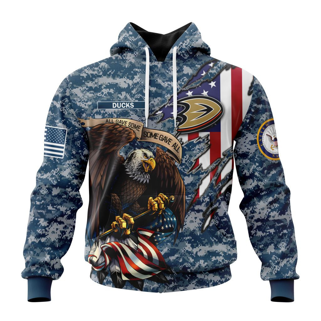 Nhl Anaheim Ducks Honor Us Navy Veterans St2202 Hoodie Zip Hoodie TR288