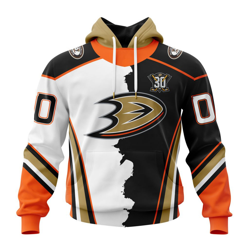 Nhl Anaheim Ducks Personalize 2023 Home Mix Away Kits Hoodie Zip Hoodie PH1221