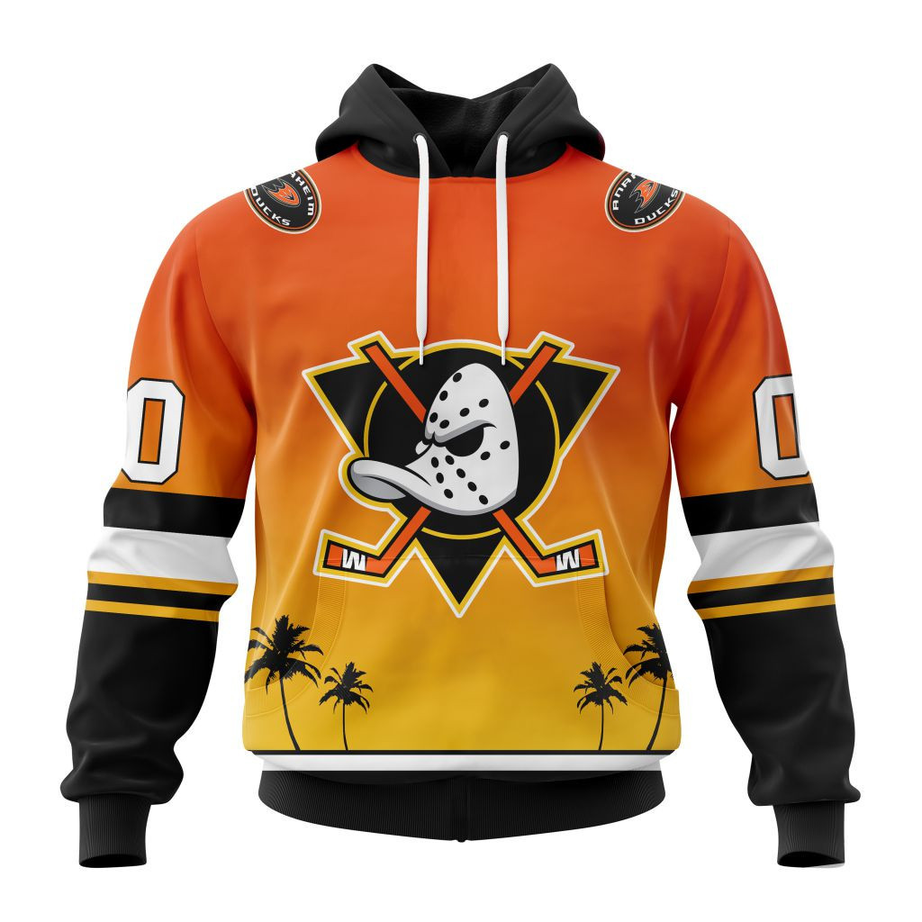 Nhl Anaheim Ducks Personalize Gradient Series Concept St2301 Hoodie Zip Hoodie PH1043
