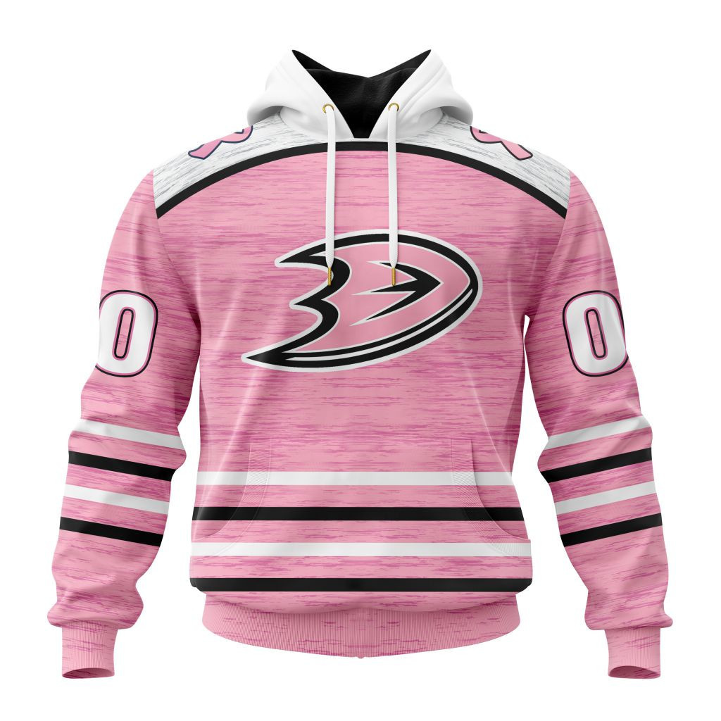 Nhl Anaheim Ducks Special Pink Fight Breast Cancer Design St2304 Hoodie Zip Hoodie PH1441