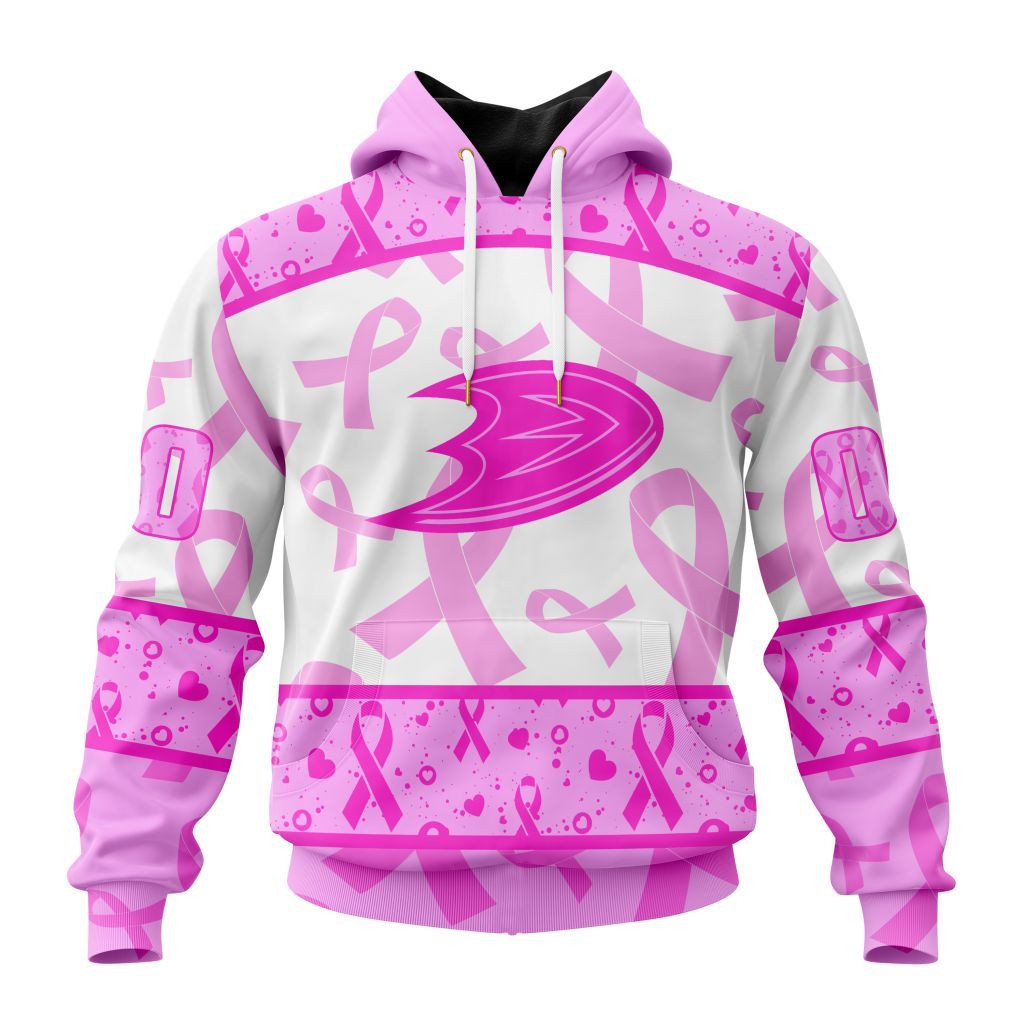 Nhl Anaheim Ducks Special Pink October Breast Cancer Awareness Month St2302 Hoodie Zip Hoodie PH1569