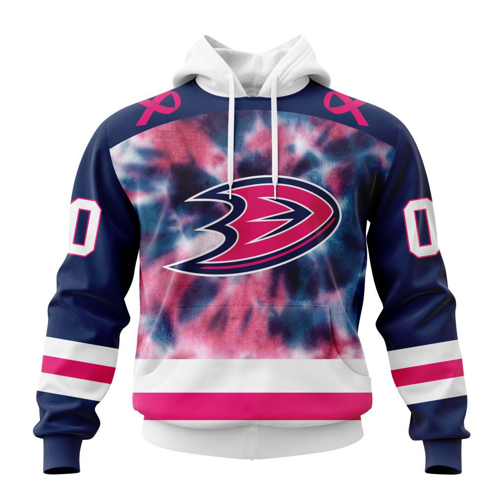 Nhl Anaheim Ducks Special Pink October Fight Breast Cancer St2303 Hoodie Zip Hoodie PH1536