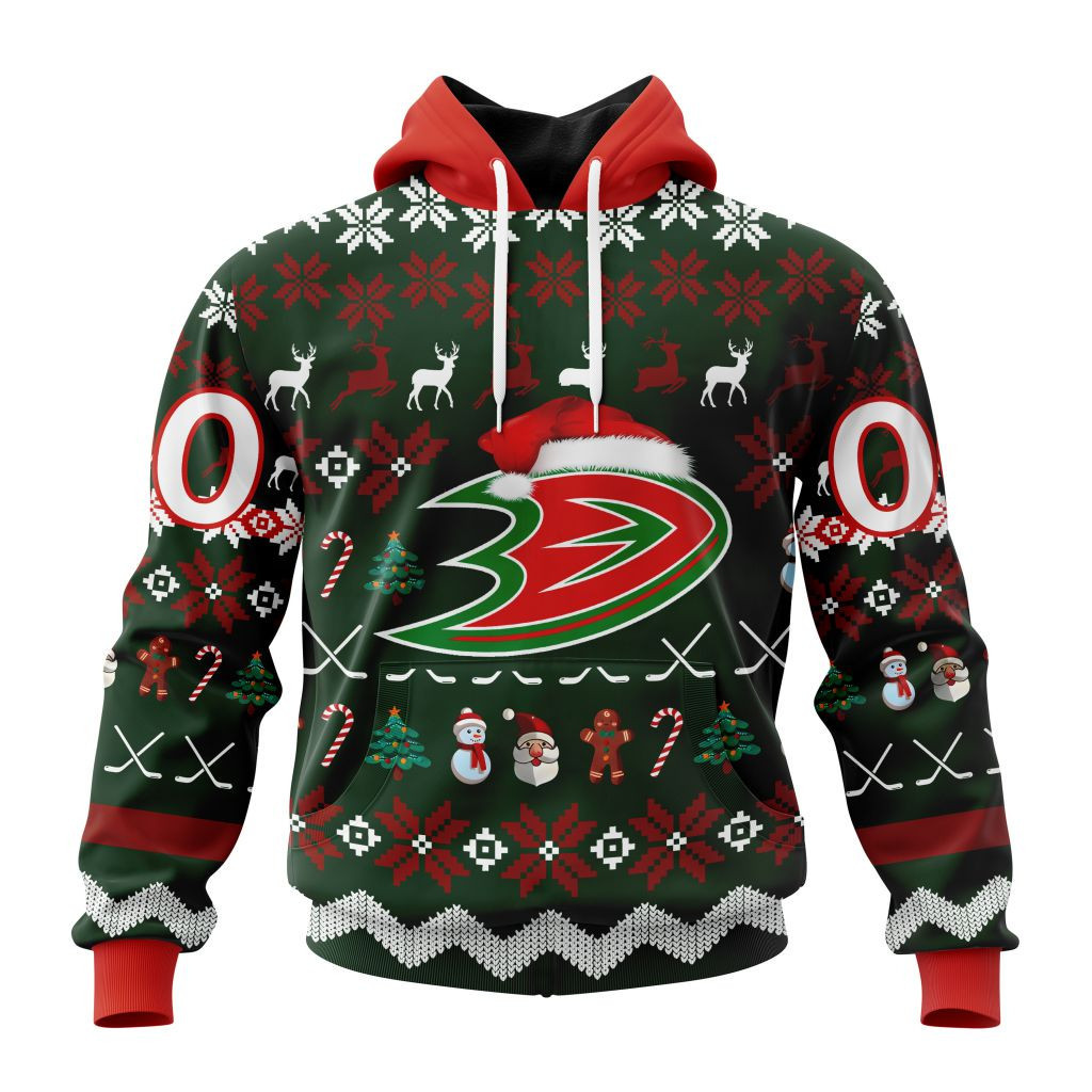 Nhl Anaheim Ducks Specialized Unisex Christmas Is Coming Hoodie Zip Hoodie TR2691