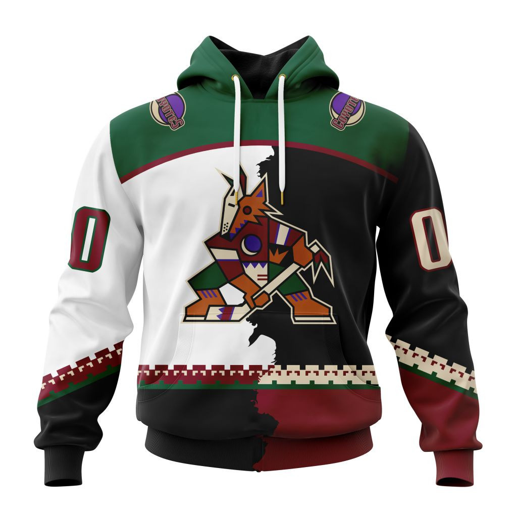 Nhl Arizona Coyotes Personalize 2023 Home Mix Away Kits Hoodie Zip Hoodie PH1222