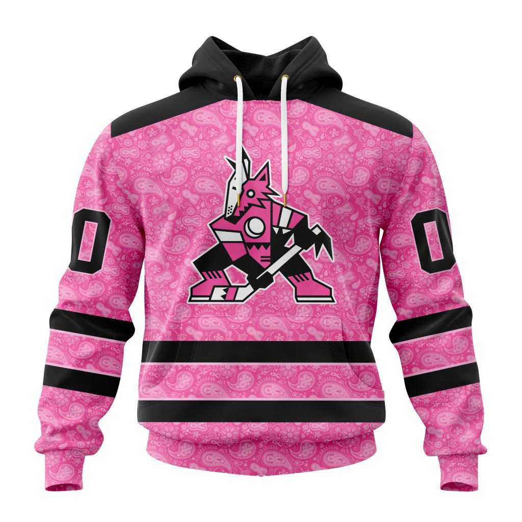Nhl Arizona Coyotes Special Pink Fight Breast Cancer St2306 Hoodie Zip Hoodie PH1331