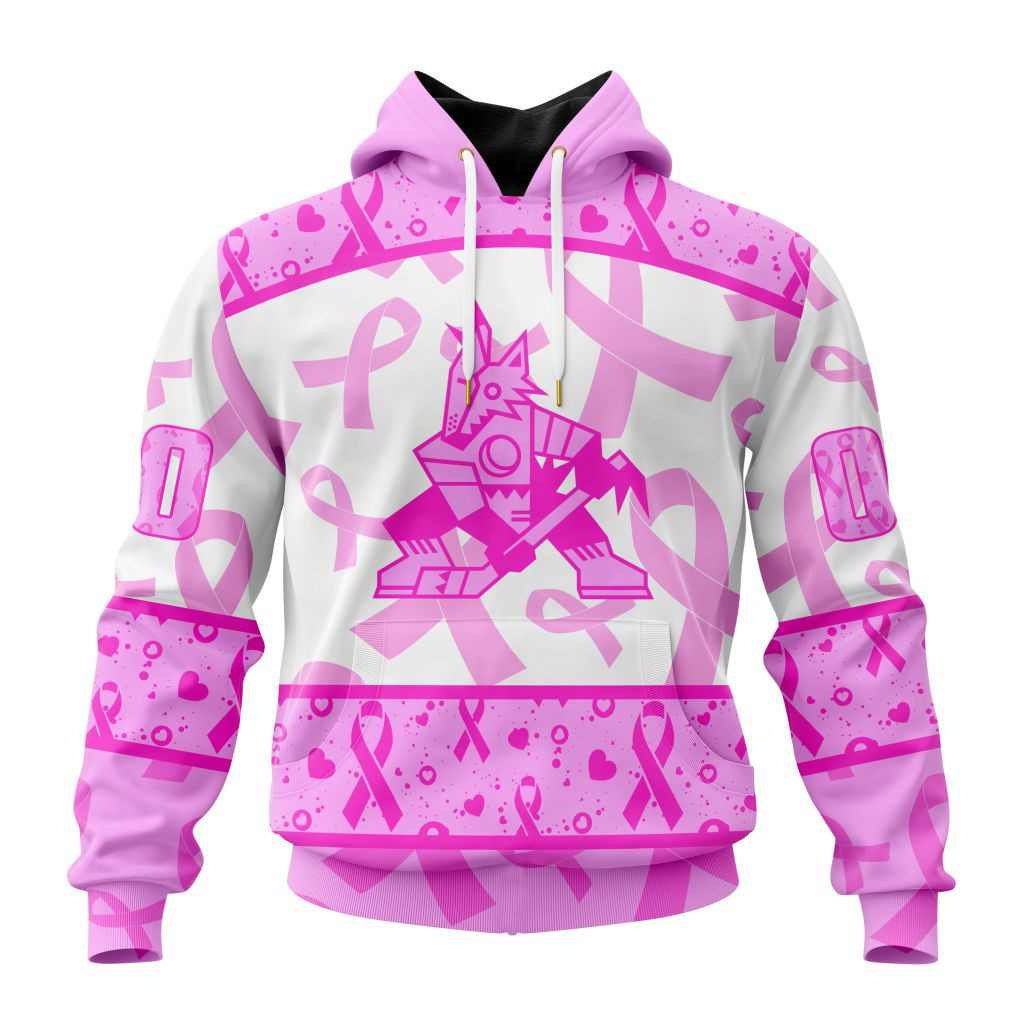 Nhl Arizona Coyotes Special Pink October Breast Cancer Awareness Month St2302 Hoodie Zip Hoodie PH1570
