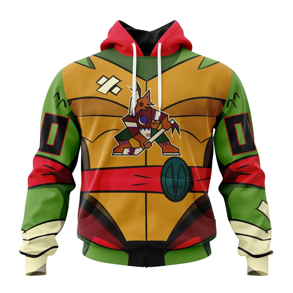 Nhl Arizona Coyotes Special Teenage Mutant Ninja Turtles Design St2301 Hoodie Zip Hoodie PH1956