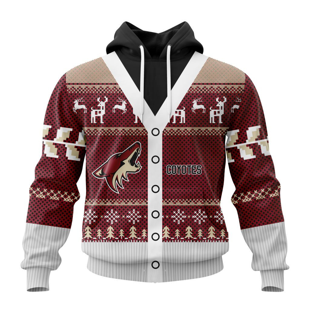 Nhl Arizona Coyotes Specialized Chrismas Season Hoodie Zip Hoodie TR2538