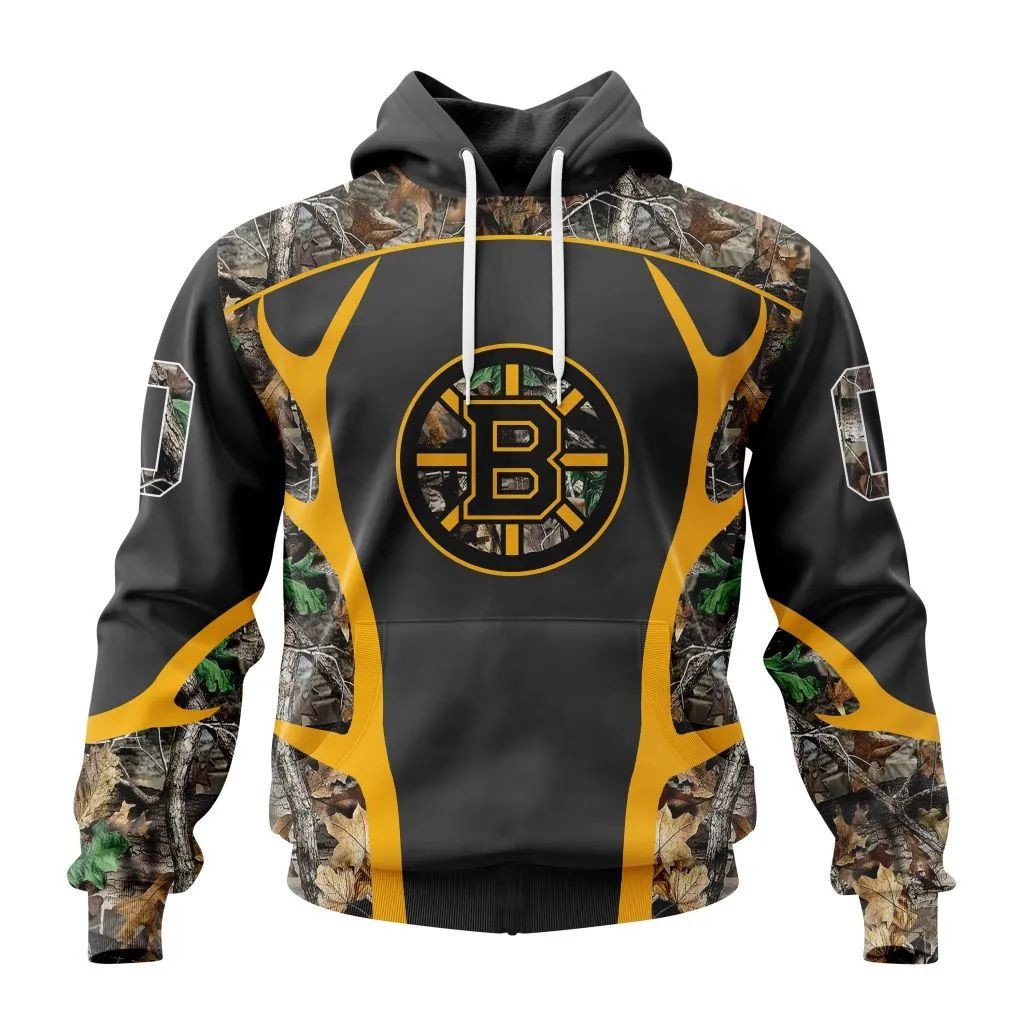 Nhl Boston Bruins Special Camo Hunting Design V2302 Hoodie Zip Hoodie PH1883