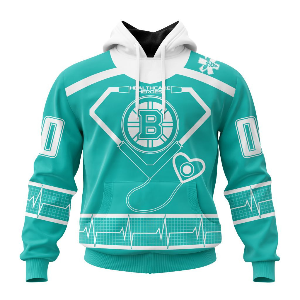 Nhl Boston Bruins Special Design Honoring Healthcare Heroes St2301 Hoodie Zip Hoodie PH1986