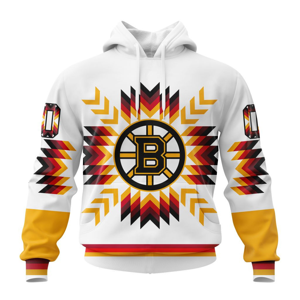 Nhl Boston Bruins Special Design With Native Pattern St2302 Hoodie Zip Hoodie PH1265