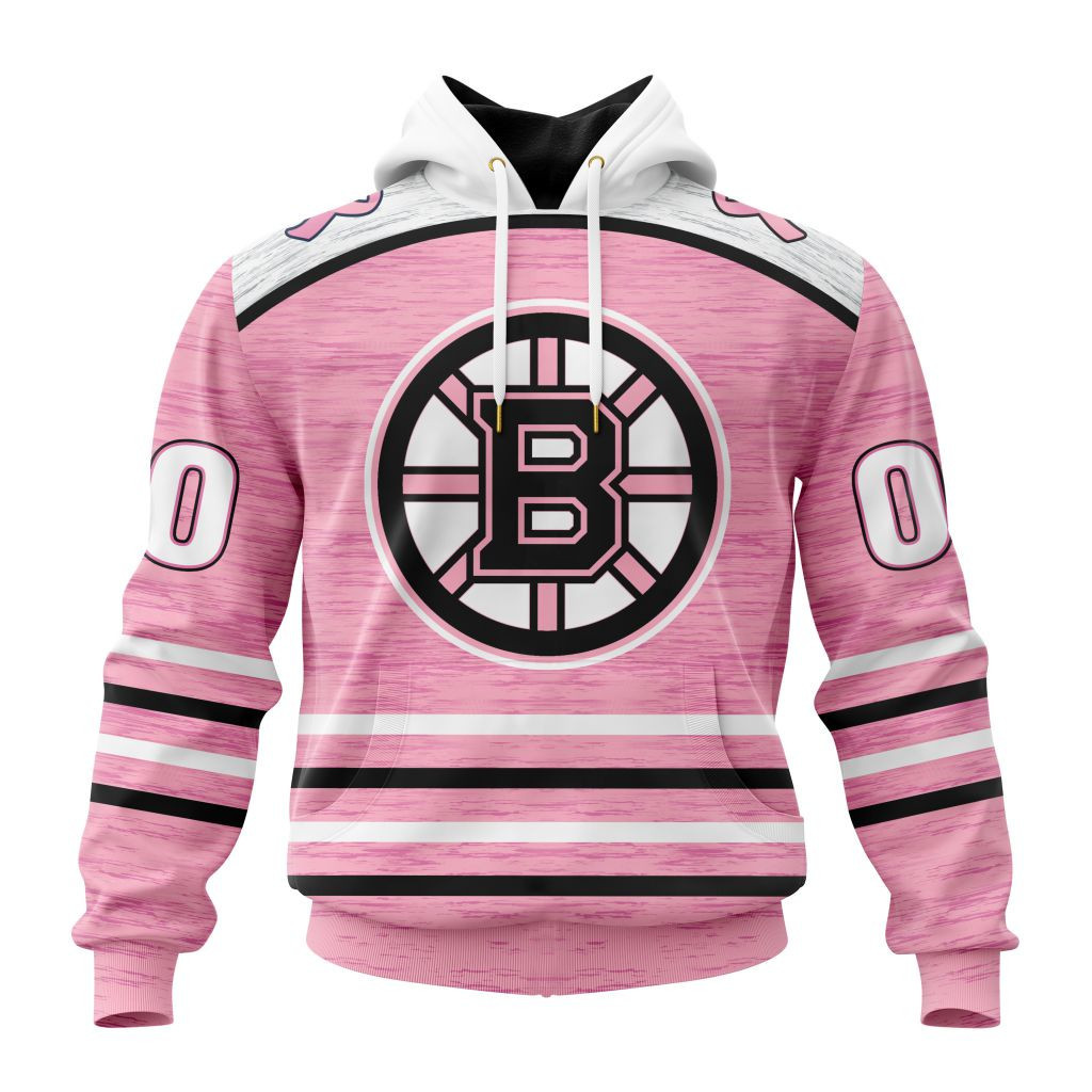 Nhl Boston Bruins Special Pink Fight Breast Cancer Design St2304 Hoodie Zip Hoodie PH1440