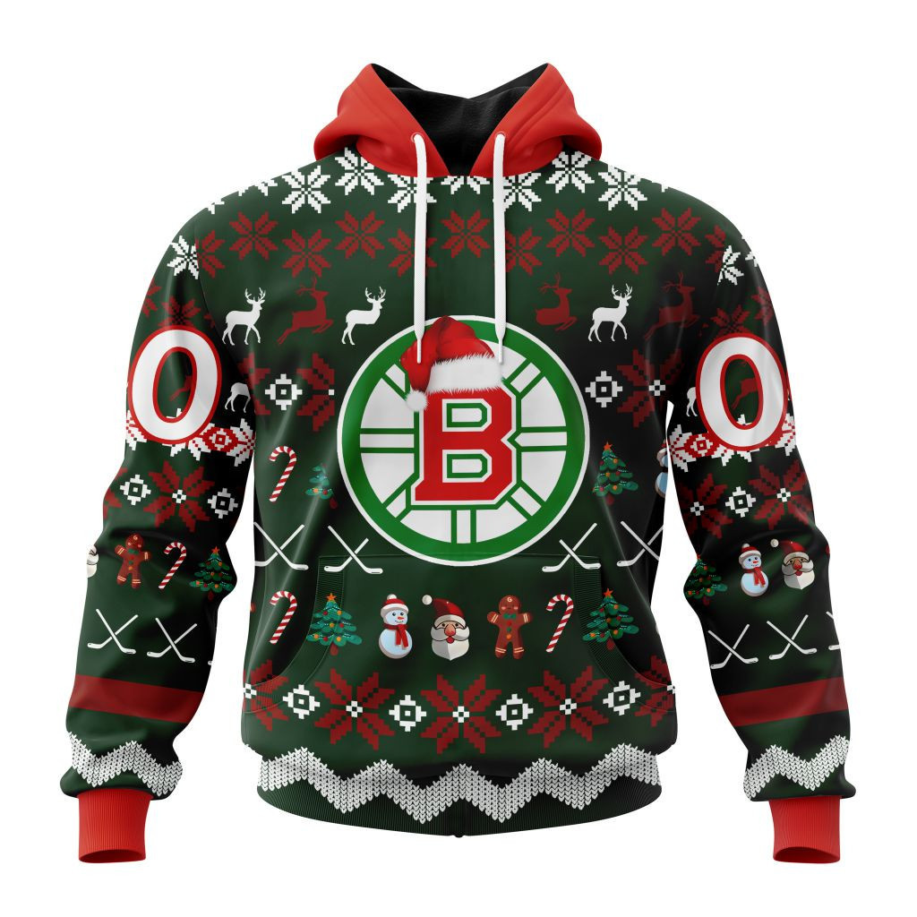 Nhl Boston Bruins Specialized Unisex Christmas Is Coming Hoodie Zip Hoodie TR2690