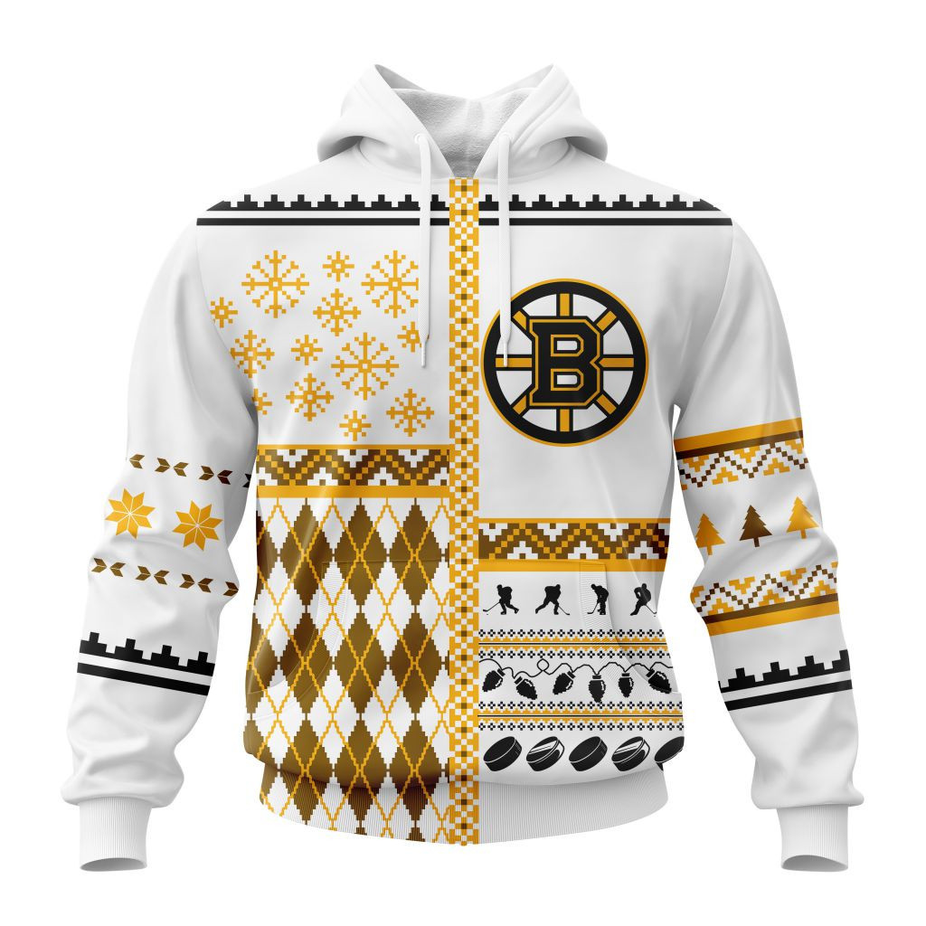 Nhl Boston Bruins Specialized Unisex Christmas Is Coming V01 Hoodie Zip Hoodie TR2659