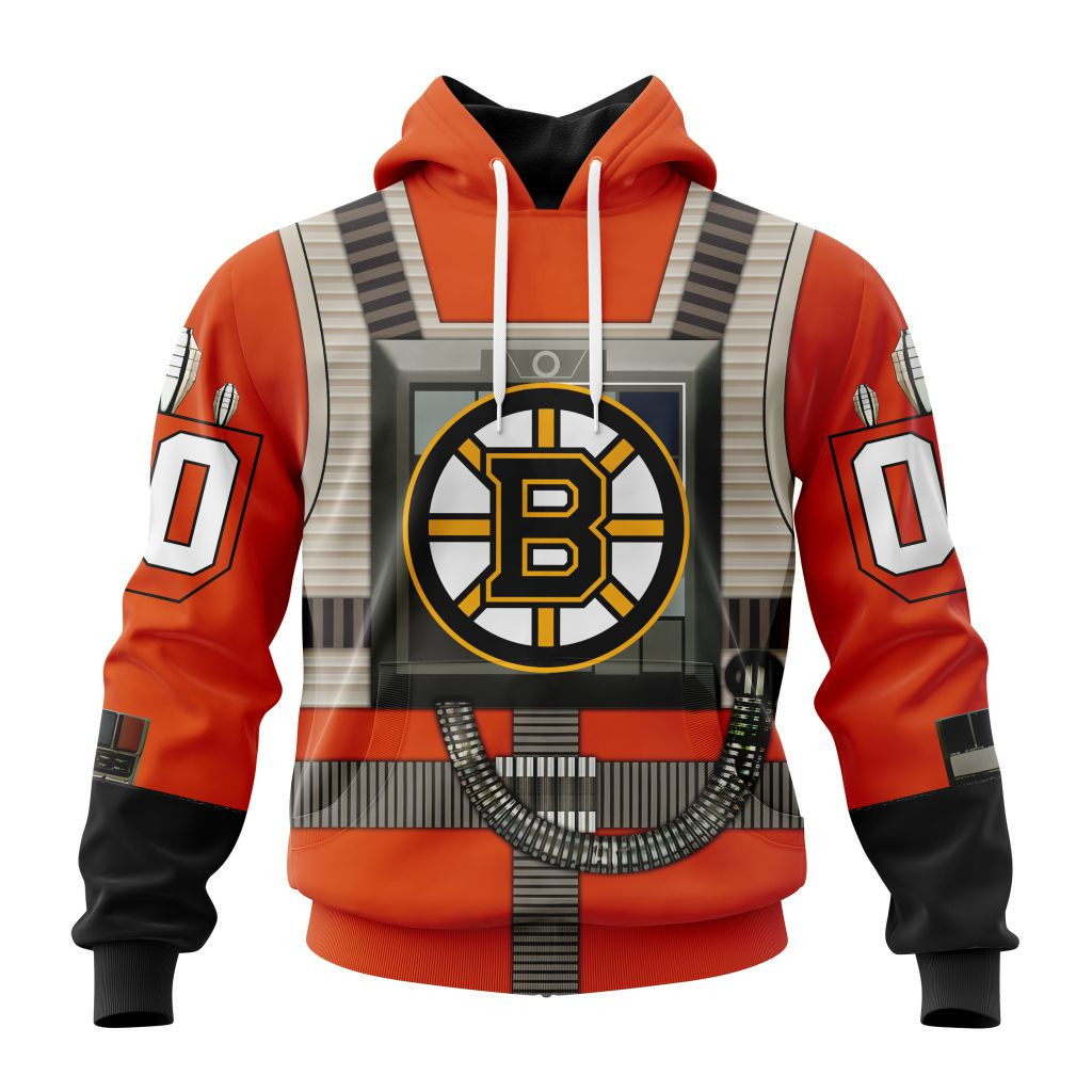 Nhl Boston Bruins Star Wars Rebel Pilot Design St2201 Hoodie Zip Hoodie TR2018