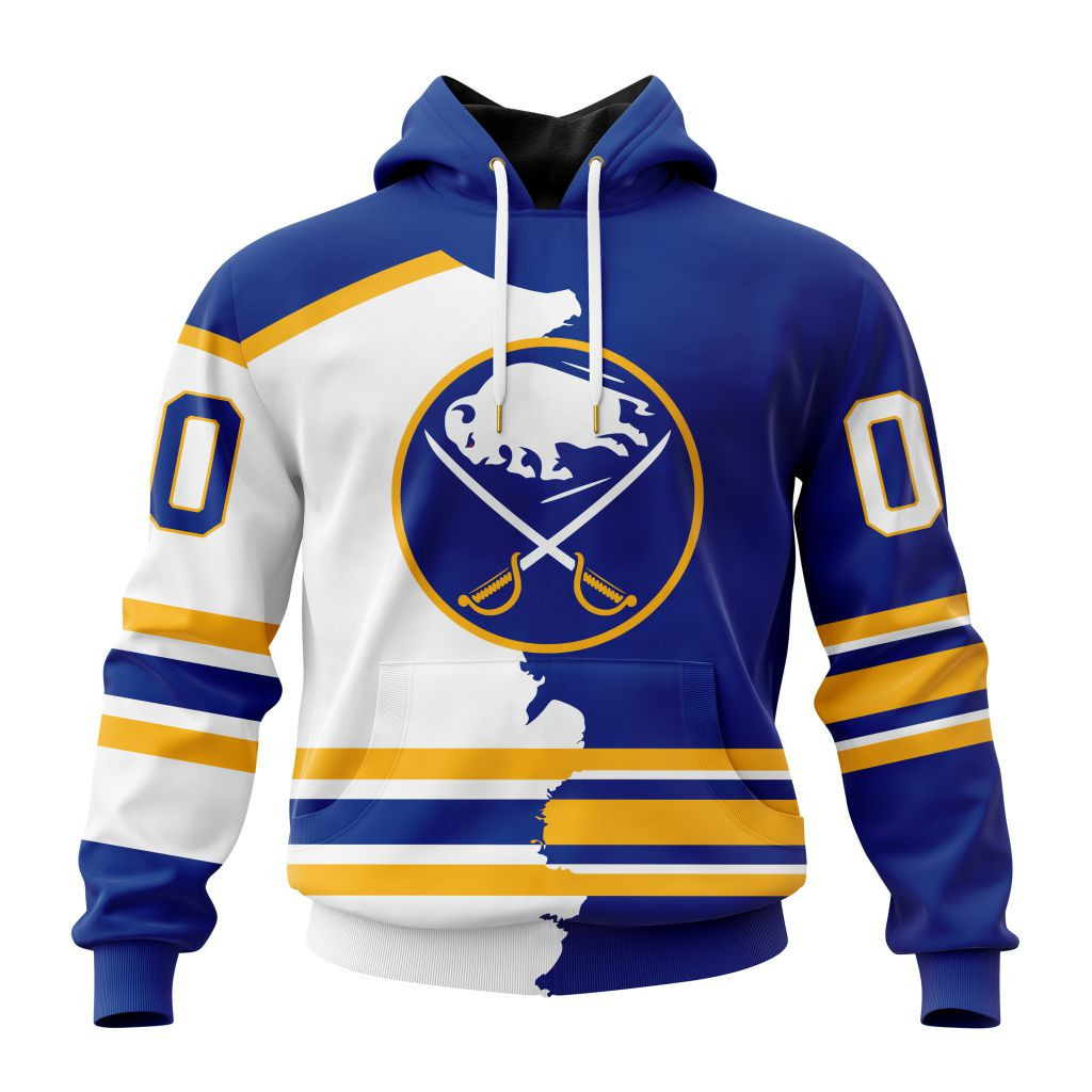Nhl Buffalo Sabres Personalize 2023 Home Mix Away Kits Hoodie Zip Hoodie PH1220