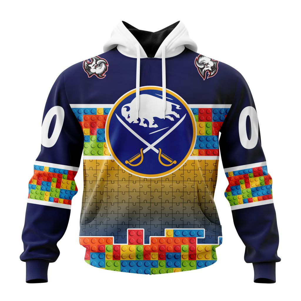 Nhl Buffalo Sabres Special Autism Awareness Design V2301 Hoodie Zip Hoodie PH1914