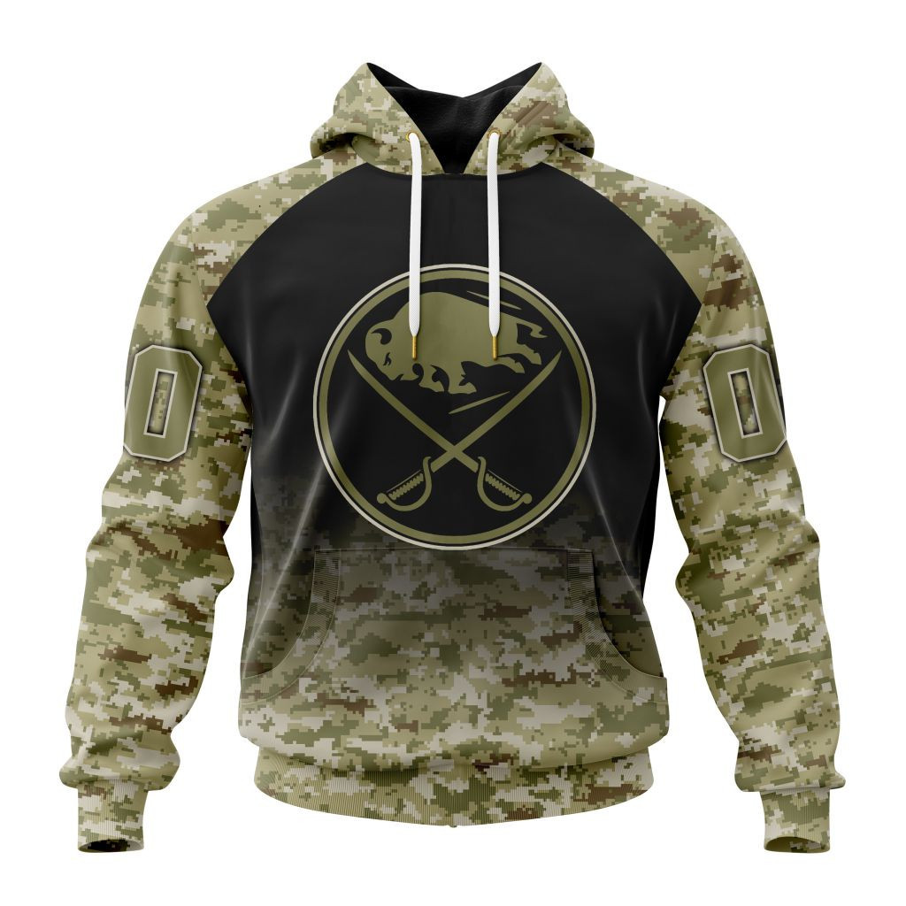 Nhl Buffalo Sabres Special Camo Design For Veterans Day St2302 Hoodie Zip Hoodie PH1474