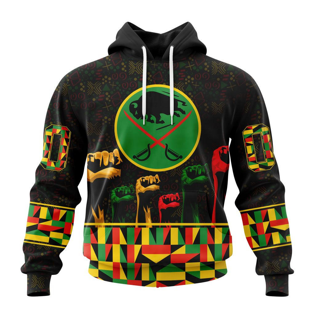 Nhl Buffalo Sabres Special Design Celebrate Black History Month St2201 Hoodie Zip Hoodie TR2087
