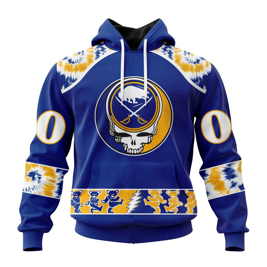 Nhl Buffalo Sabres Special Grateful Dead Design St2301 Hoodie Zip Hoodie PH1828
