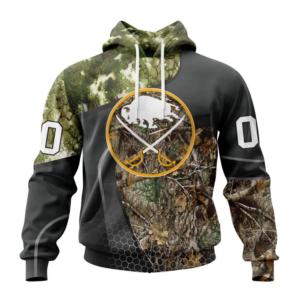 Nhl Buffalo Sabres Special Hunting Camo Design St2302 Hoodie Zip Hoodie TR999