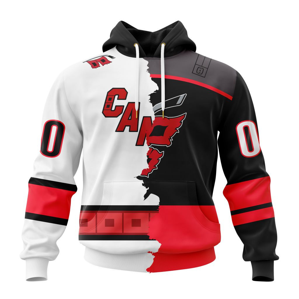 Nhl Carolina Hurricanes Personalize 2023 Home Mix Away Kits Hoodie Zip Hoodie PH1215