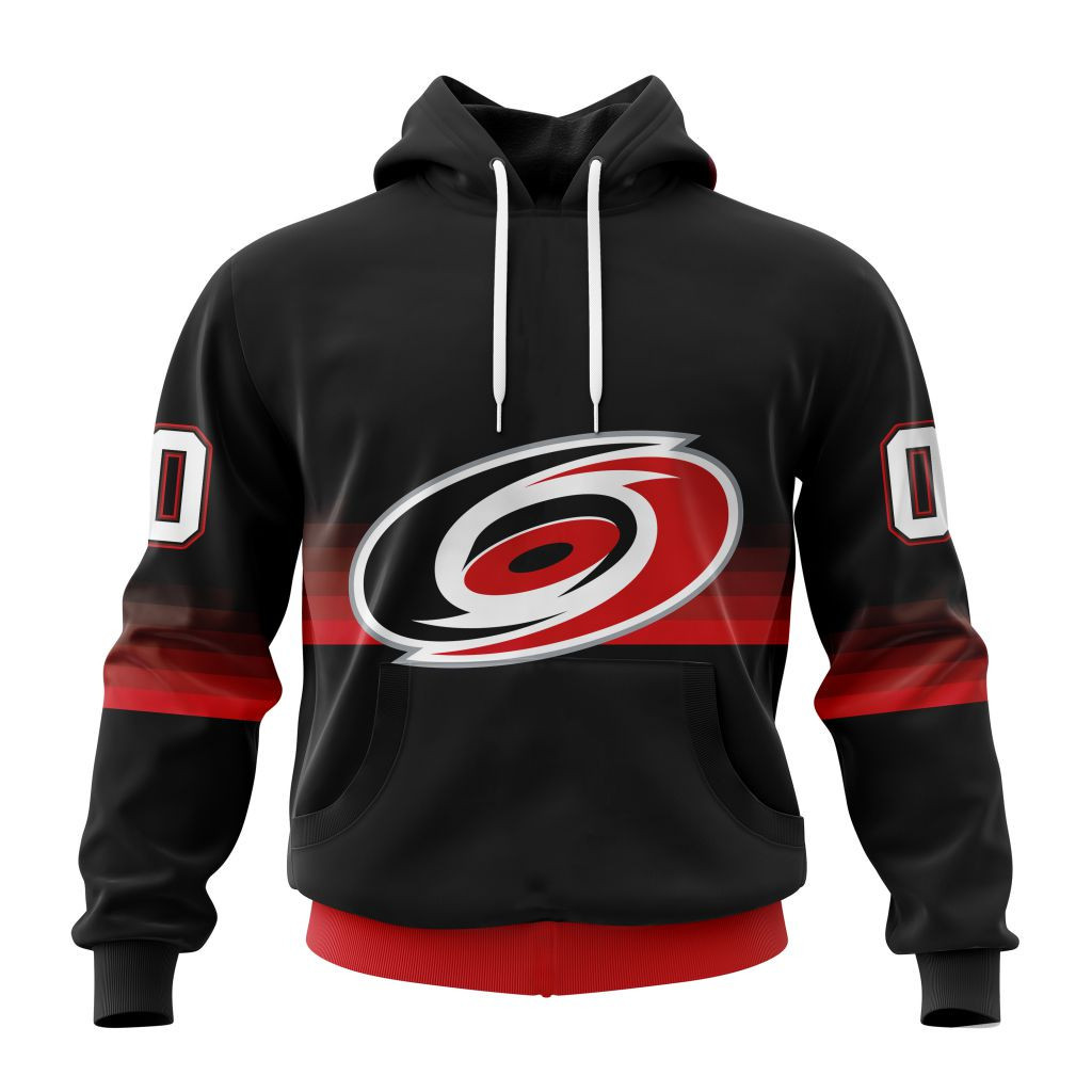 Nhl Carolina Hurricanes Special Black And Gradient Design St2301 Hoodie Zip Hoodie PH1108