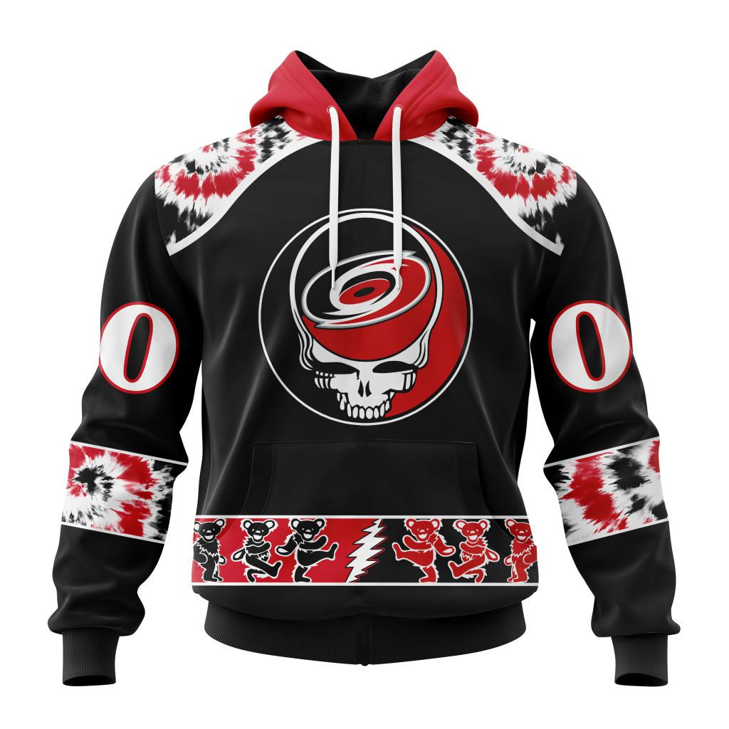 Nhl Carolina Hurricanes Special Grateful Dead Design St2301 Hoodie Zip Hoodie PH1823