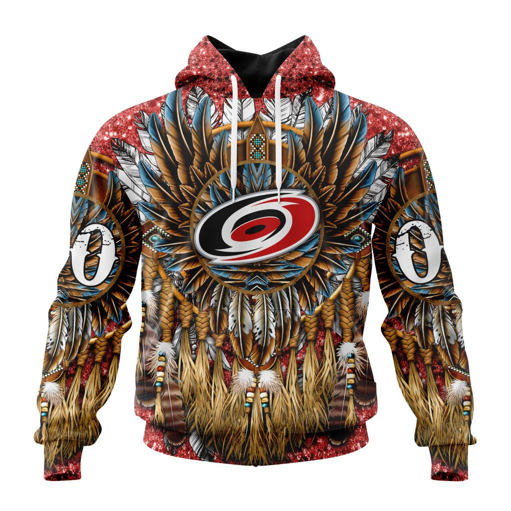 Nhl Carolina Hurricanes Special Native Costume Design St2201 Hoodie Zip Hoodie TR2466
