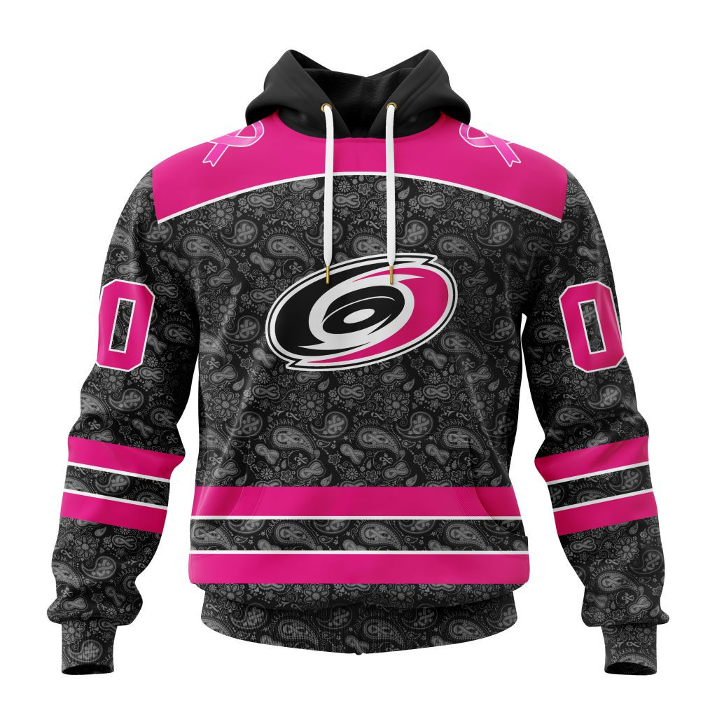 Nhl Carolina Hurricanes Special Pink In The Rink Fight Breast Cancer St2301 Hoodie Zip Hoodie PH1690