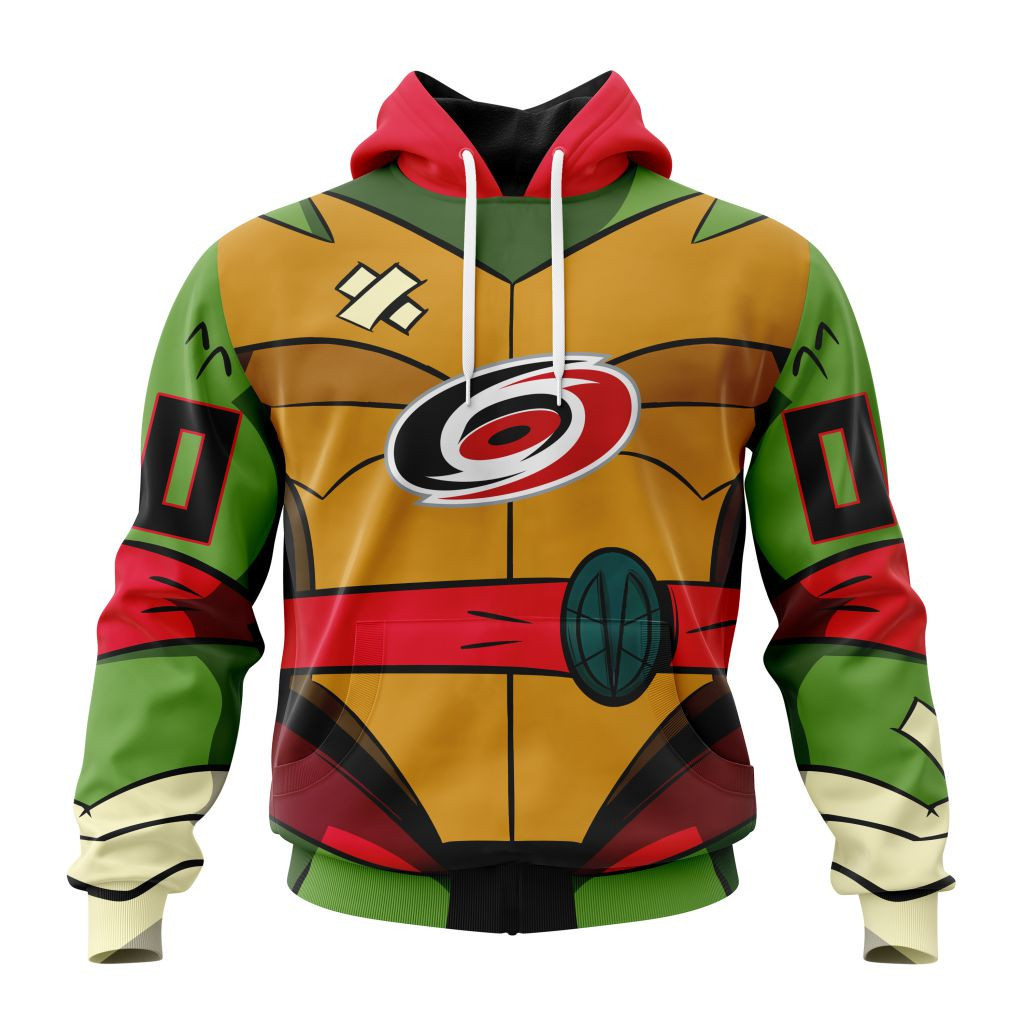 Nhl Carolina Hurricanes Special Teenage Mutant Ninja Turtles Design St2301 Hoodie Zip Hoodie PH1948