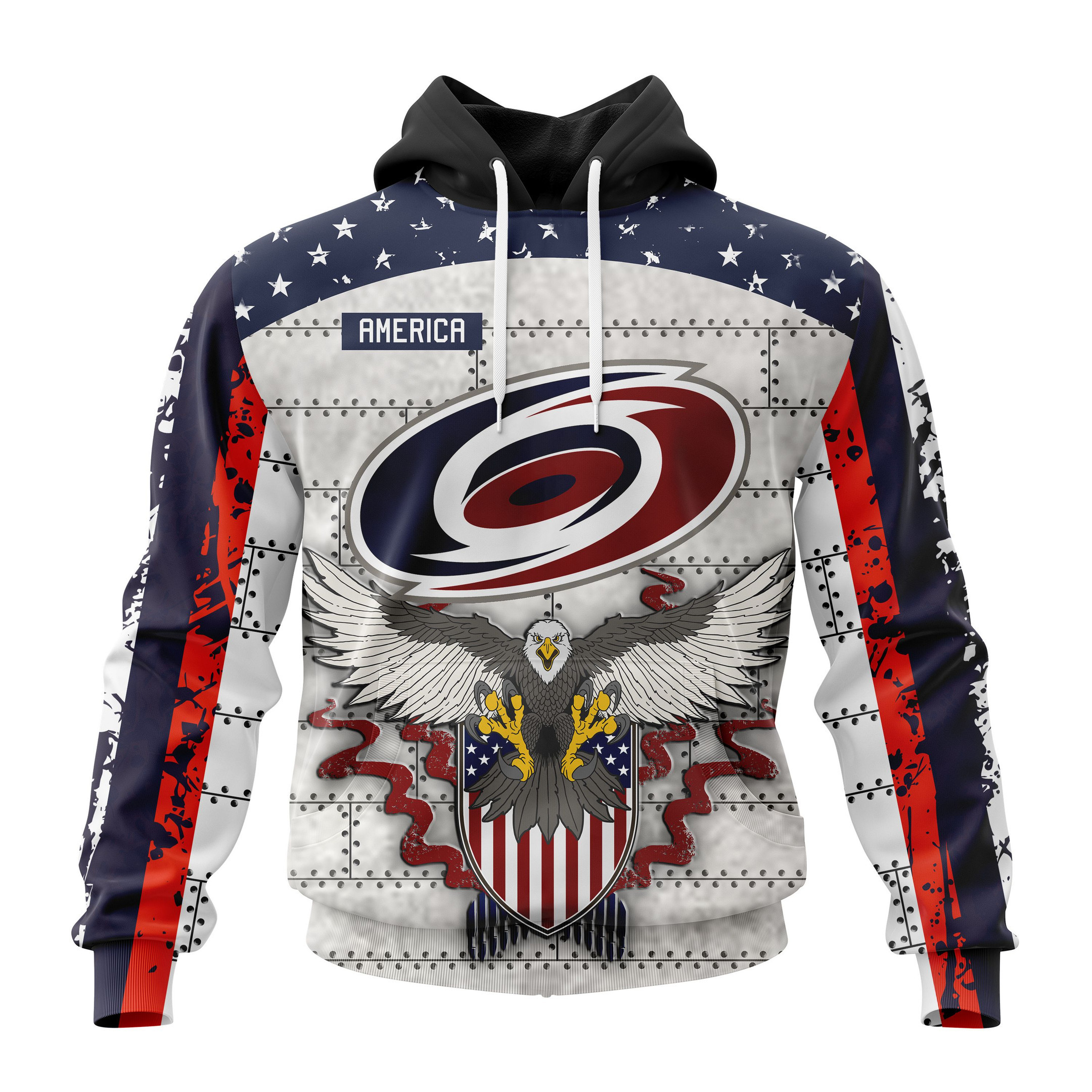 Nhl Carolina Hurricanes Specialized Unisex In Us Concepts V0222 Hoodie Zip Hoodie TR2623
