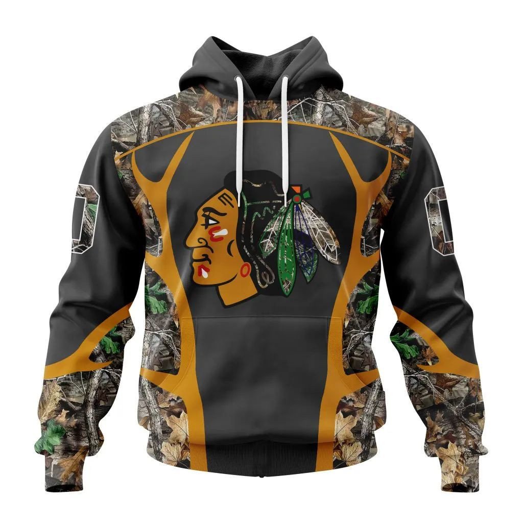 Nhl Chicago Blackhawks Special Camo Hunting Design V2302 Hoodie Zip Hoodie PH1879